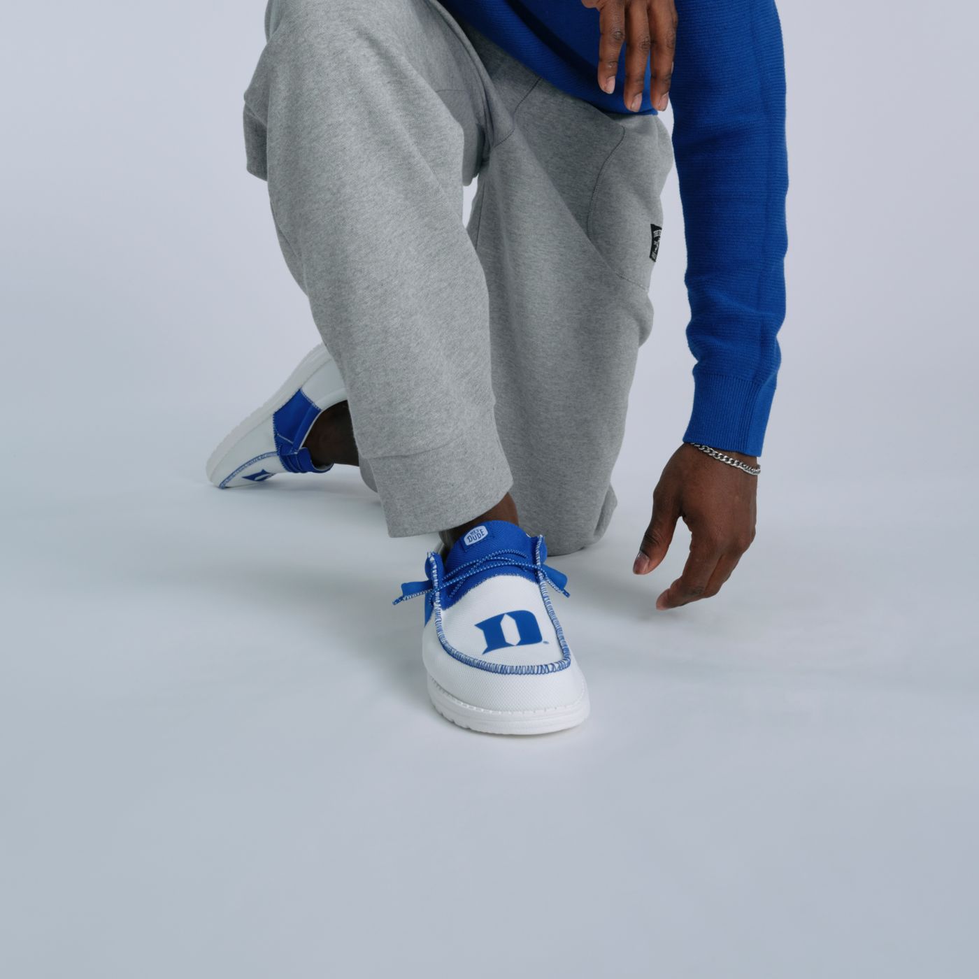 Hey Dude Men s Wally Tri Duke Blue Devils Shoes Golf Galaxy